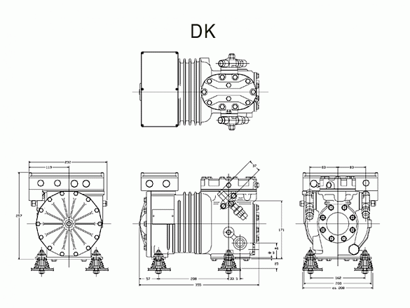 Компрессор «Copeland» DKJP-10x-CAG