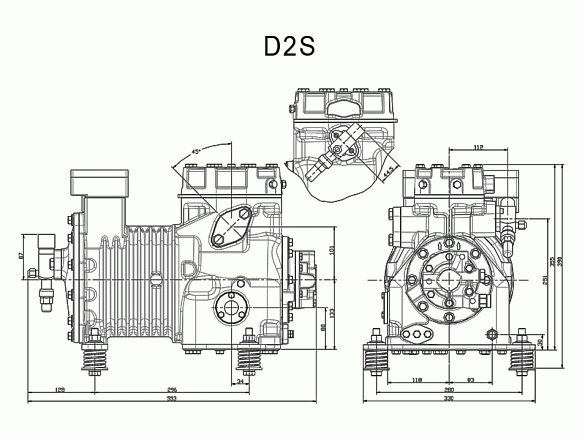 Компрессор «Copeland» D2SC-650-AWM/D