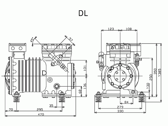 Компрессор «Copeland» DLLP-40x-EWL